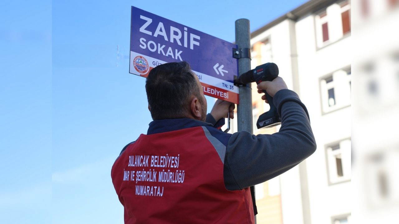 Bulancak’ta numarataj çalışmaları devam ediyor