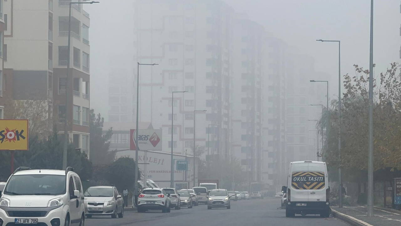 Diyarbakır'da sis ulaşımı olumsuz etkiledi