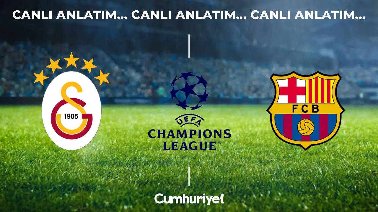 CANLI ANLATIM: Galatasaray - Barcelona | UEFA Şampiyonlar Ligi 2. Hafta Mücadelesi