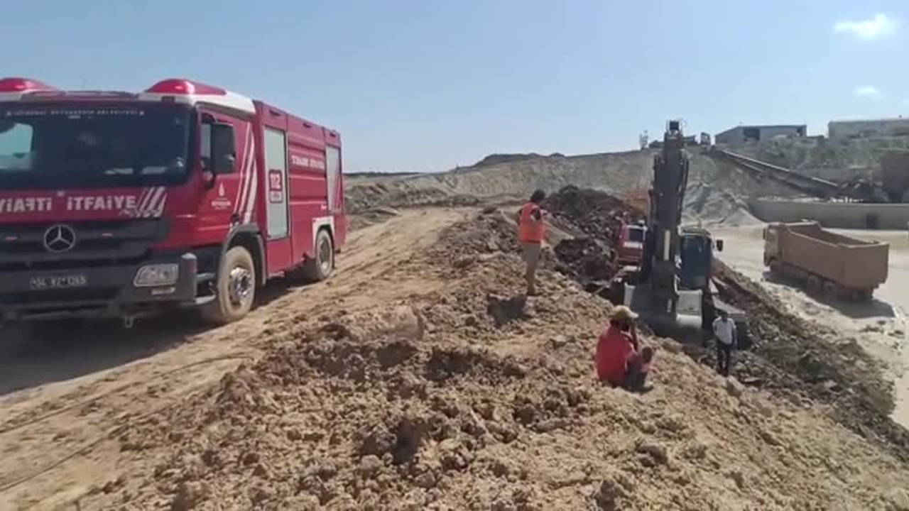 Kum ocağında göçükte kalan işçinin cansız bedenine ulaşıldı
