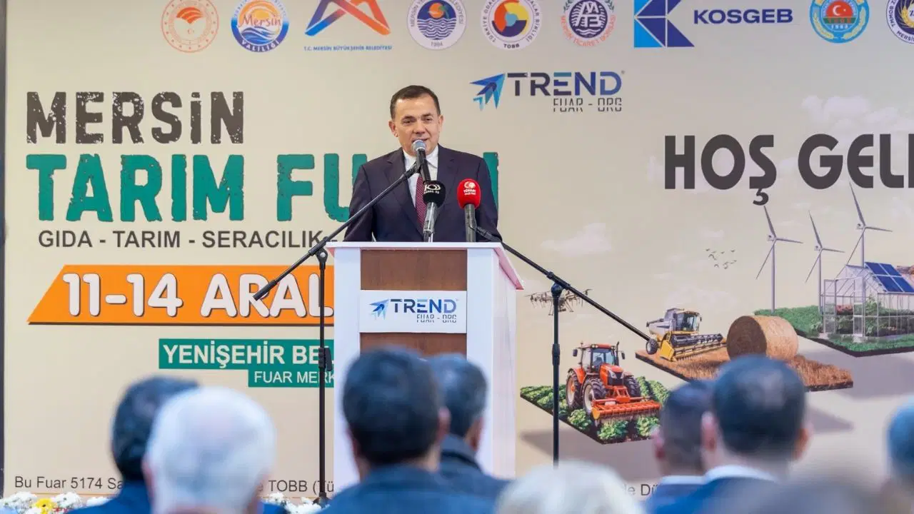 Mersin Tarım Fuarı kapılarını açtı: 'Tarım, hepimizin ortak sorumluluğu’