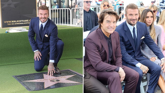 David Beckham Hollywood Şöhretler Kaldırımı’nda yıldız sahibi oldu