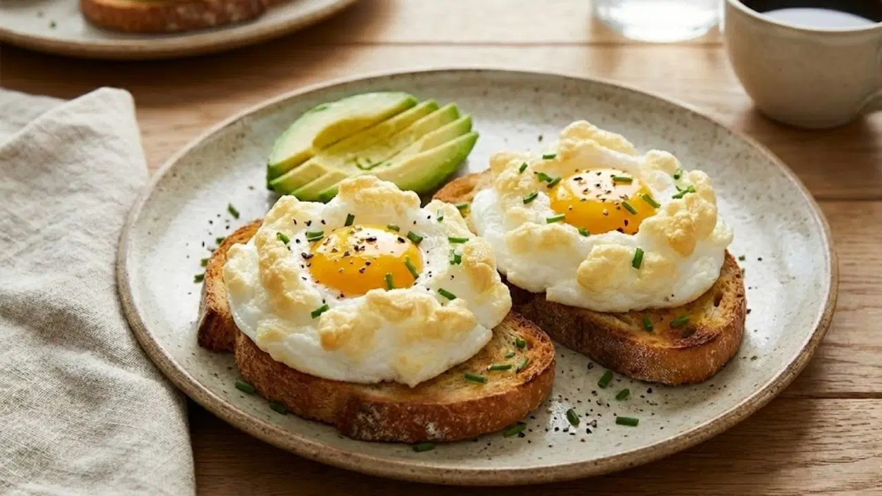 Bulutların üzerinde bir lezzet: Kahvaltı sofrasında görsel şölen sunan bulut yumurta tarifi...