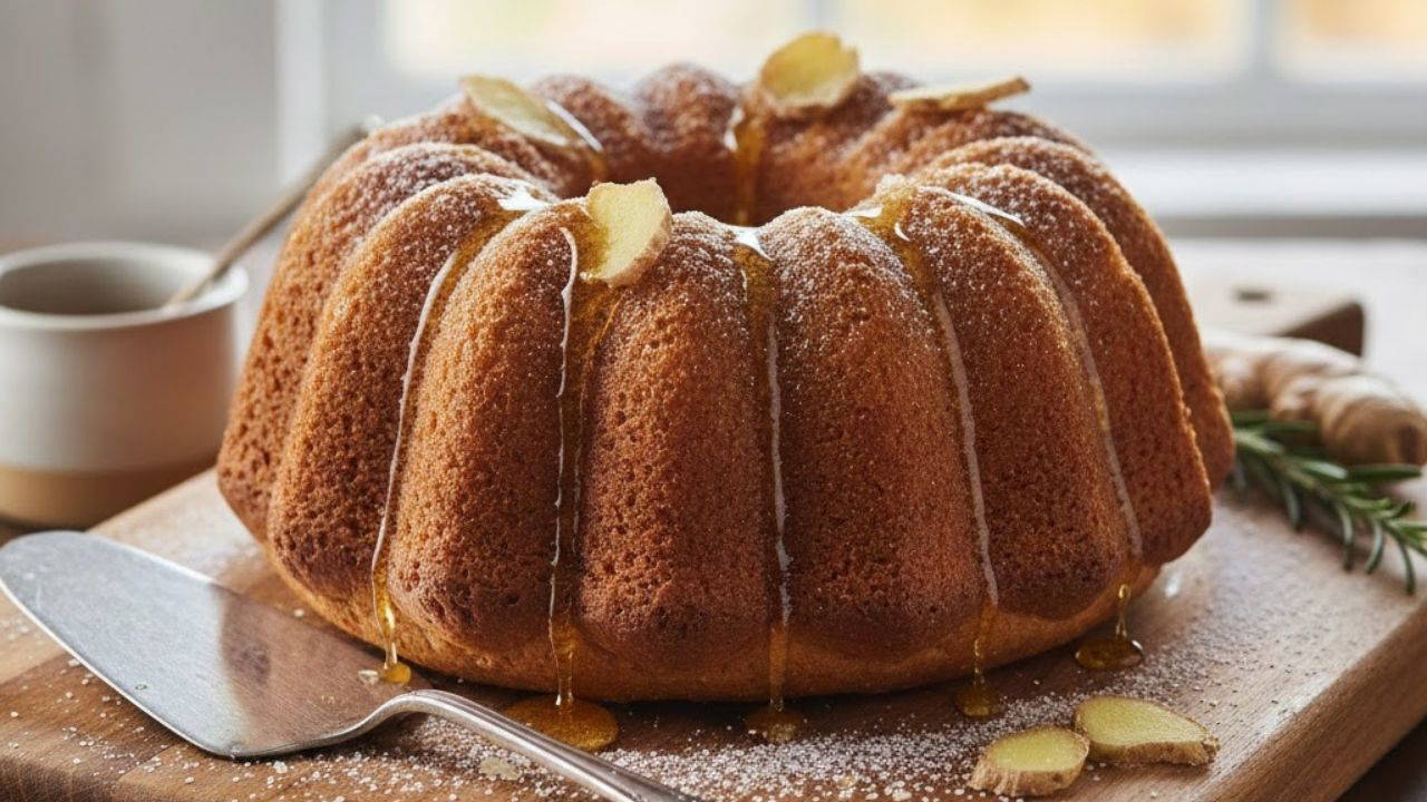 Çayın yanına çok yakışan enfes lezzet: Ballı zencefilli kek tarifi