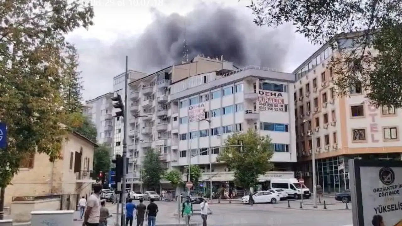 Gaziantep'te korkutan restoran yangını