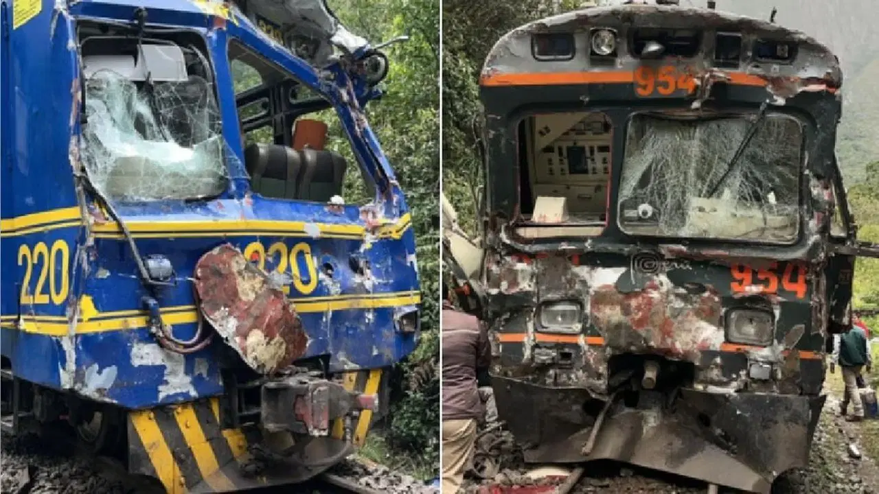 Peru’da turist trenleri kafa kafaya çarpıştı