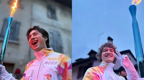 Heated Rivalry'nin yıldızları Connor Storrie ve Hudson Williams Olimpiyat ateşini yaktı