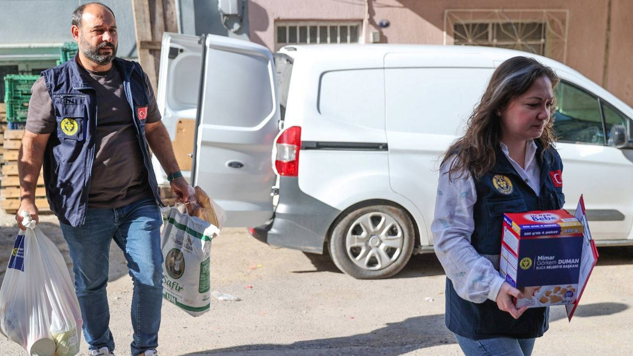Buca Belediyesi’nden gıda yardımı