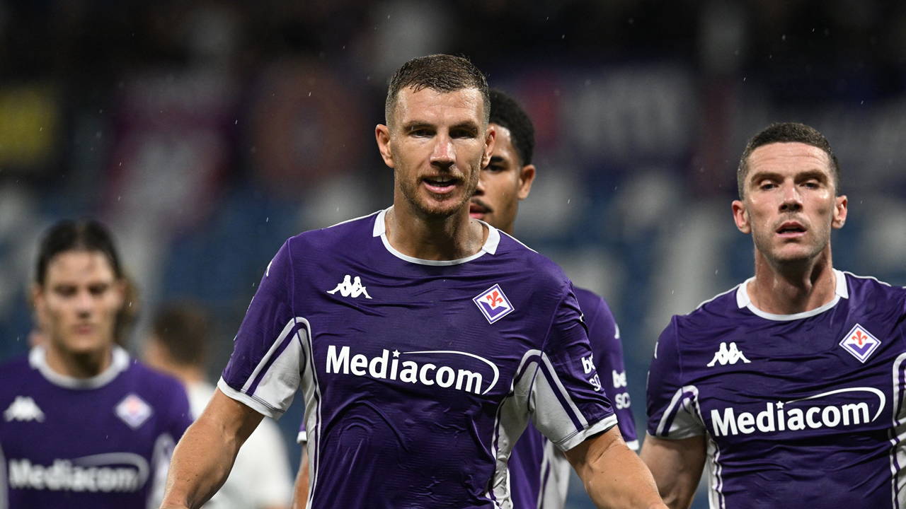Edin Dzeko, Fiorentina'nın galibiyetine damga vurdu!