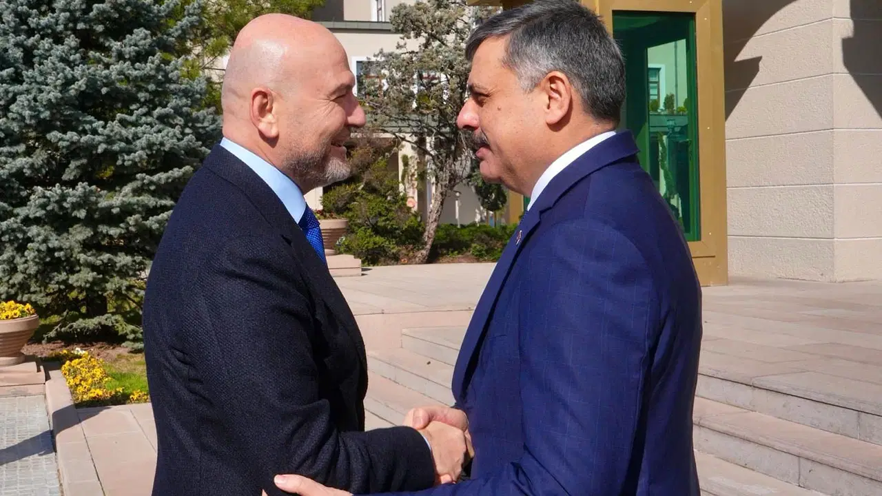 Süleyman Soylu'dan İçişleri Bakanı Mustafa Çiftçi'ye ziyaret