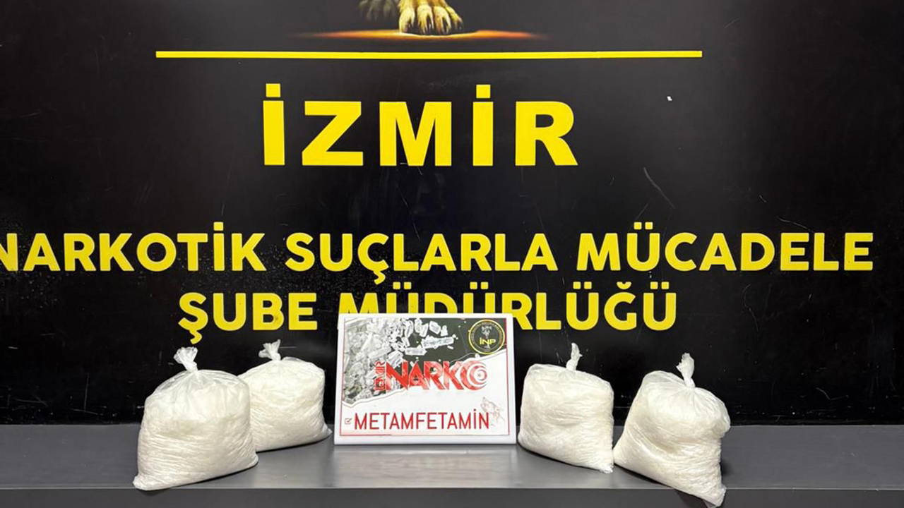 Kargo firmasına operasyon: 9 kilo metamfetamin ele geçirildi