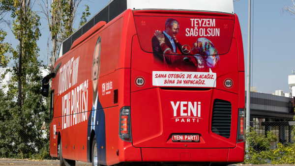 YENİ Parti’nin ilk otobüsü hazır: 'Teyzem sağ olsun'