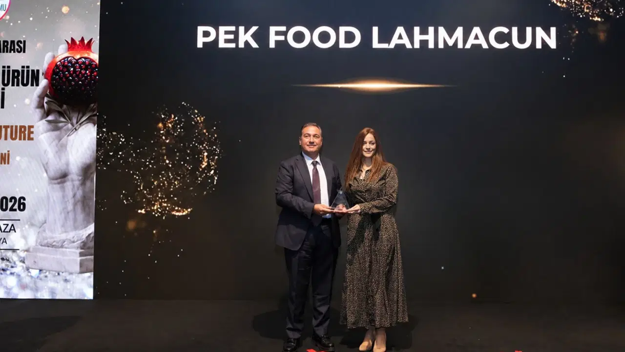 Gıda sektörünün prestijli ödülü Pek Food'un: Kalite ve yenilikçi üretime uluslararası tescil!