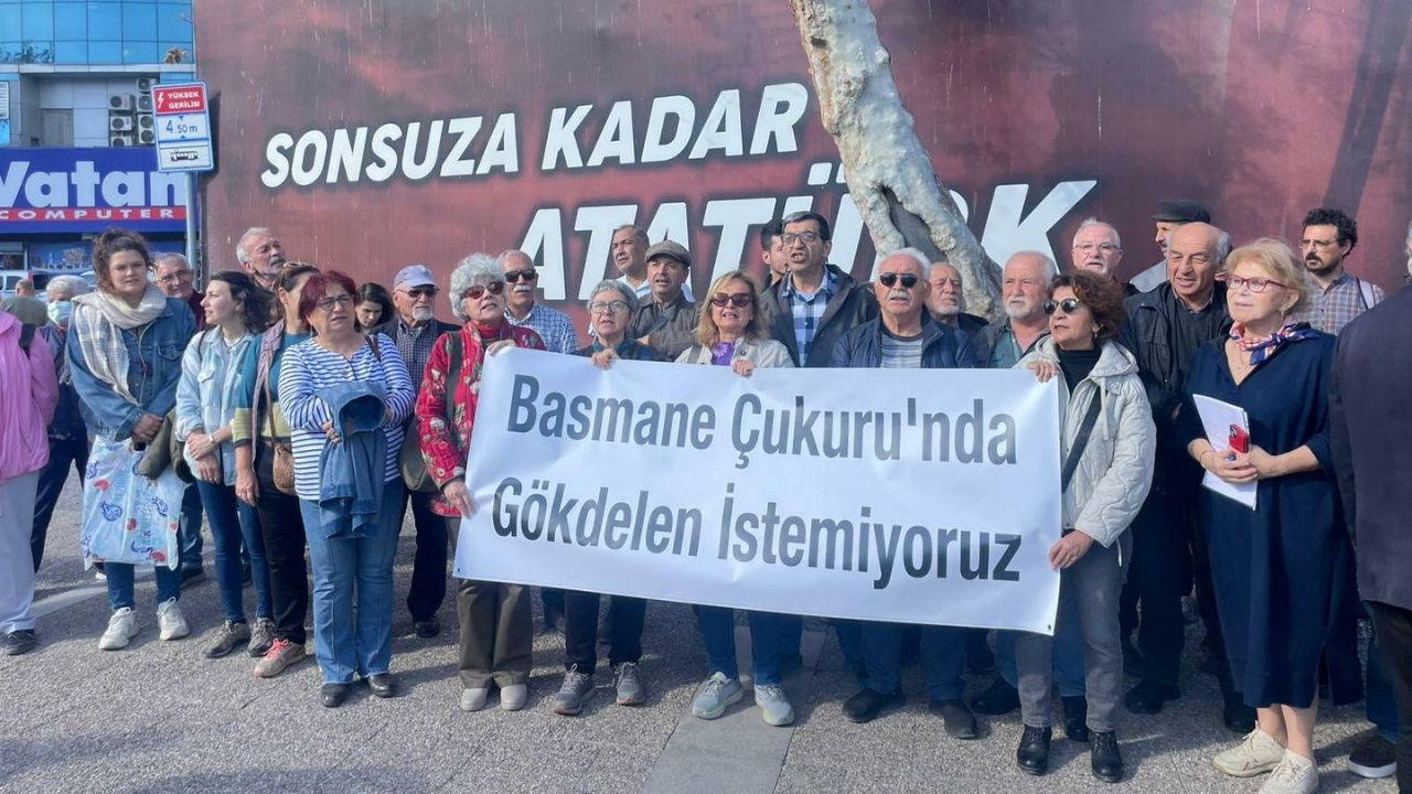 Basmane Çukuru’na yapılmak istenen gökdelene tepki