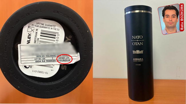 Çin’de üretilen termos verildi