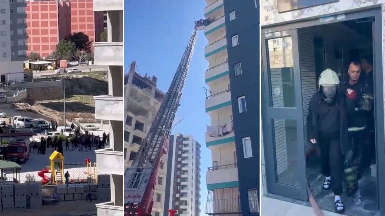 Yangın sırasında taşkınlık yapanları polis havaya ateş açarak dağıttı