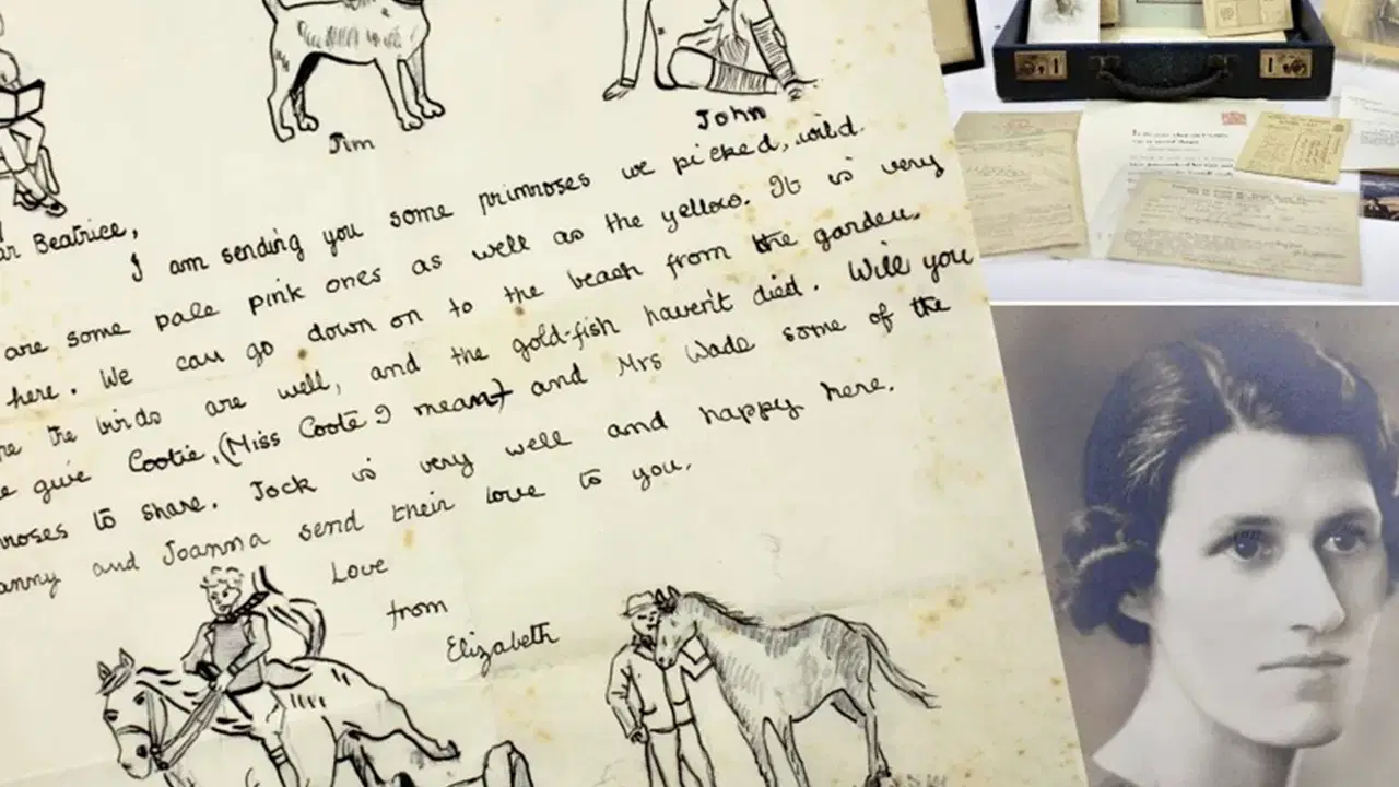 Kraliçe 2. Elizabeth'in prensesken yazdığı mektubu açık artırmaya çıkıyor