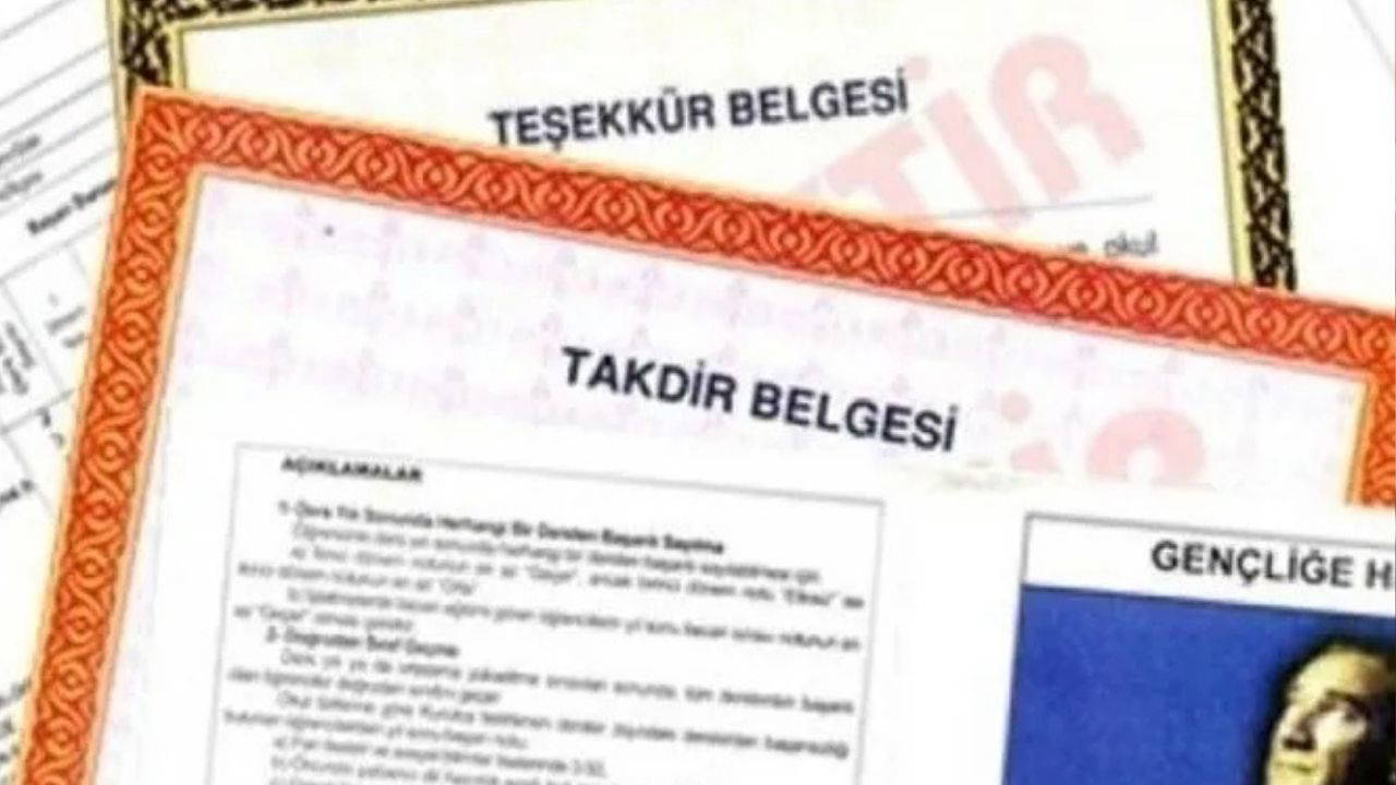 6, 7, 8, 9. sınıflar için takdir ve teşekkür nasıl hesaplanır?