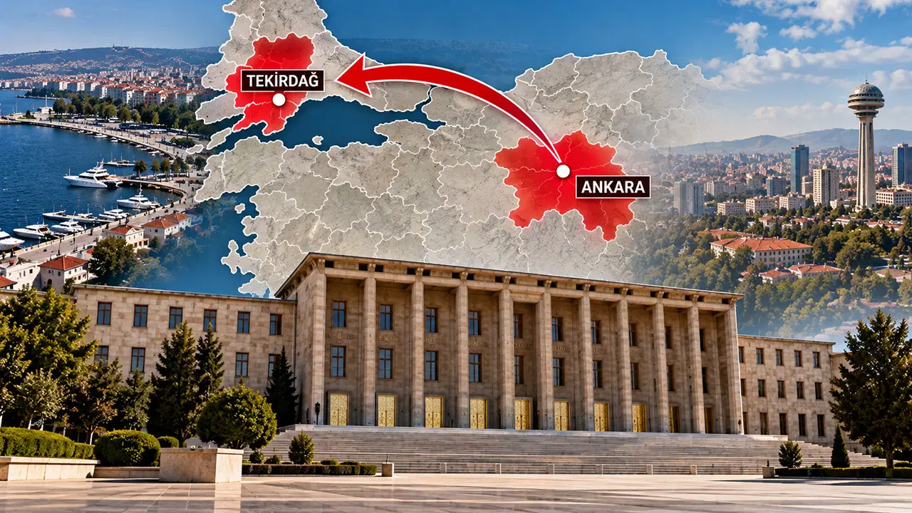 TBMM'ye ilginç başvuru: Ankara'nın Tekirdağ'a bağlanması talep edildi