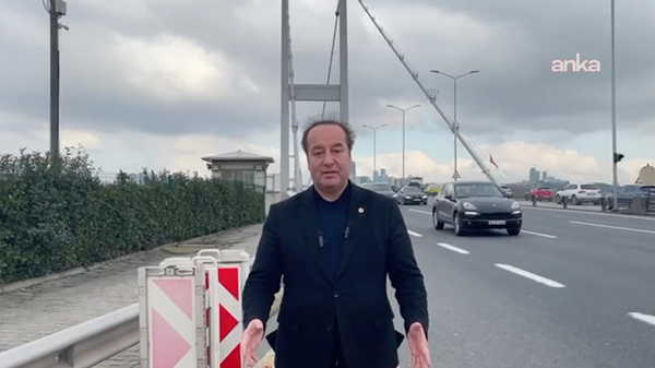 CHP'li Cevdet Akay 15 Temmuz Şehitler Köprüsü’nden iktidara seslendi: 'Köprü ve otoyollar halkındır, satılamaz, devredilemez'