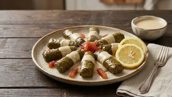 Alışılmışın dışında bir lezzet: MasterChef ayvalı tahinli yaprak sarması tarifi