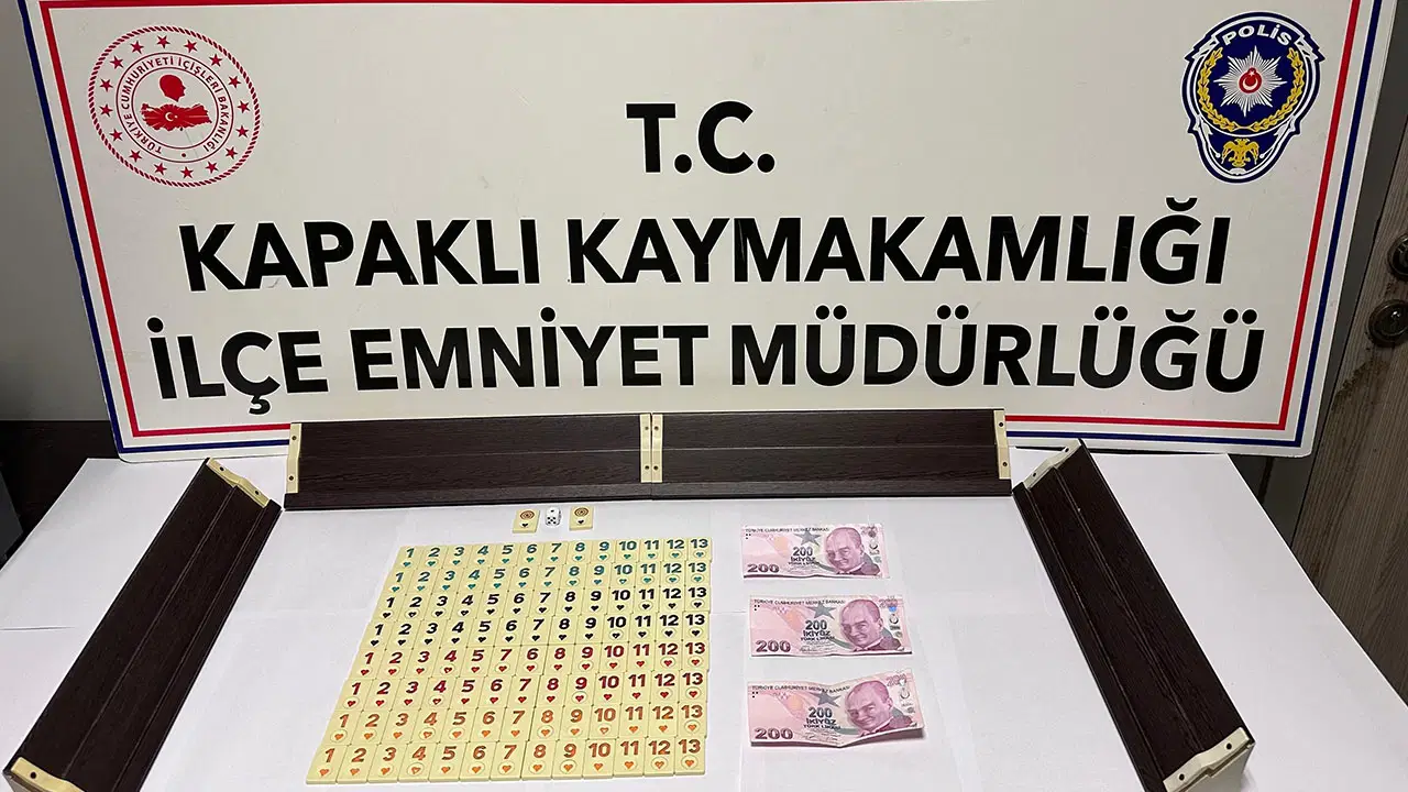 Çayevine kumar baskını: 4 kişiye 46 bin lira ceza