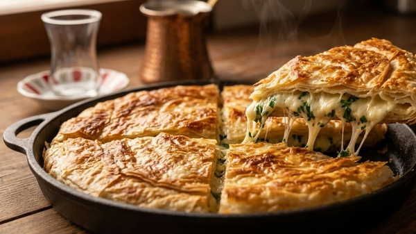 Yufka yok, fırın çalıştırmak yok: Tavada şipşak lavaş böreği tarifi