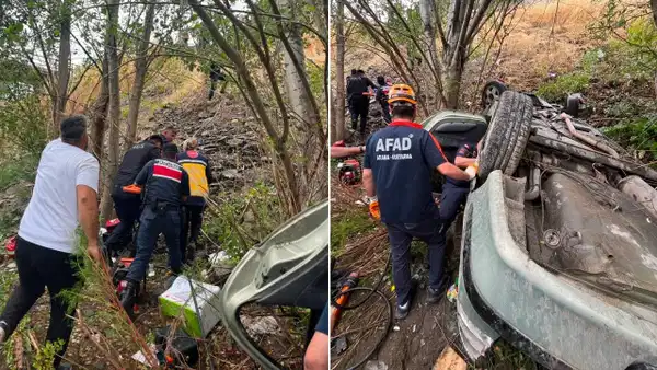 Sivas'ta otomobil devrildi: 1 ölü, 4 yaralı
