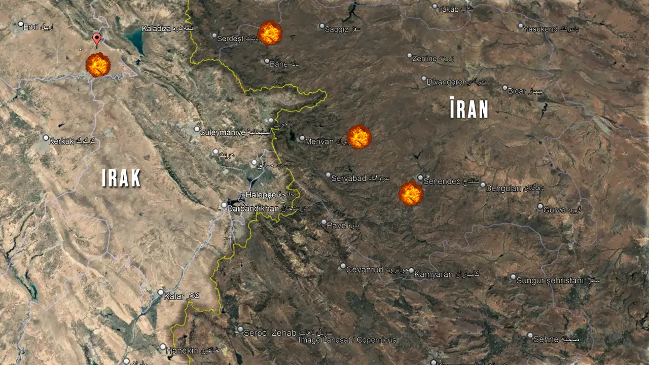İran'dan kuzey Irak'taki Kürt gruplara operasyon