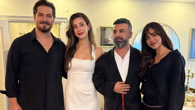 Itır Esen ile Engin Aykanat nişanlandı: Yüzükleri Çağatay Ulusoy taktı