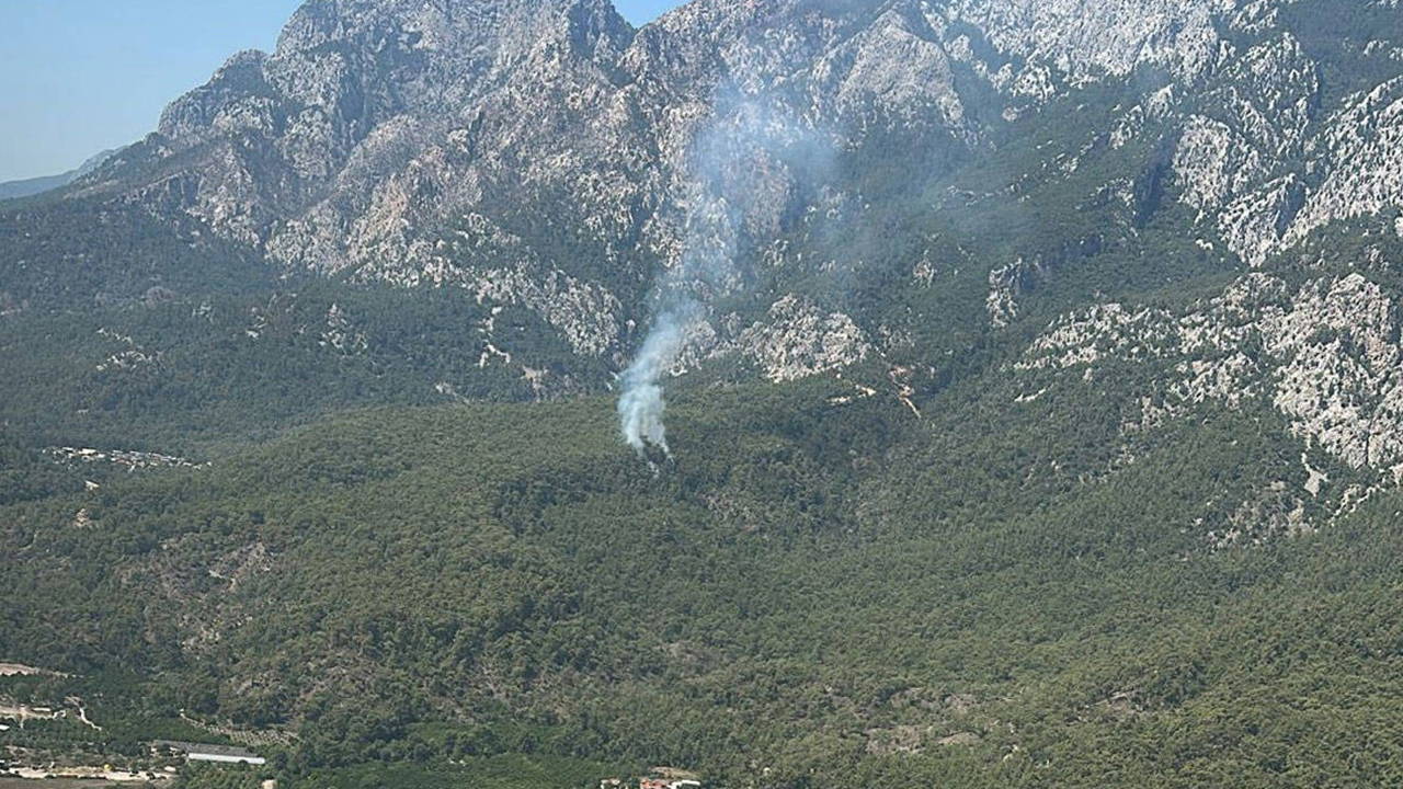 Antalya'da orman yangını: Ekipler sevk edildi!