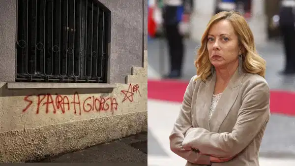 Meloni’ye ölüm tehdidi duvarlara yazıldı!