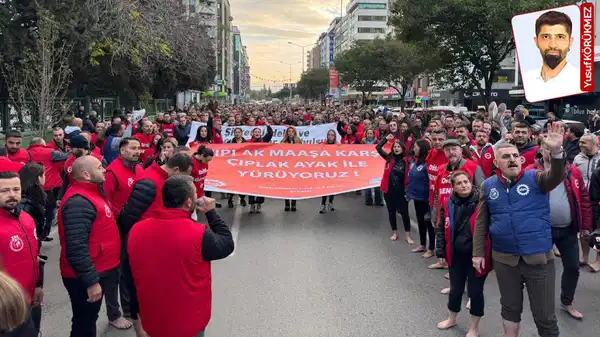 İzmir’de ödeme isyanı: 'Çıplak maaşa çıplak yürüyüş'