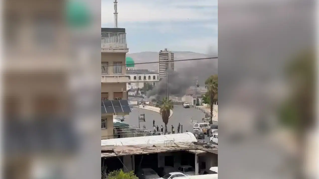 Şam’da Savunma Bakanlığı binası yakınında patlama