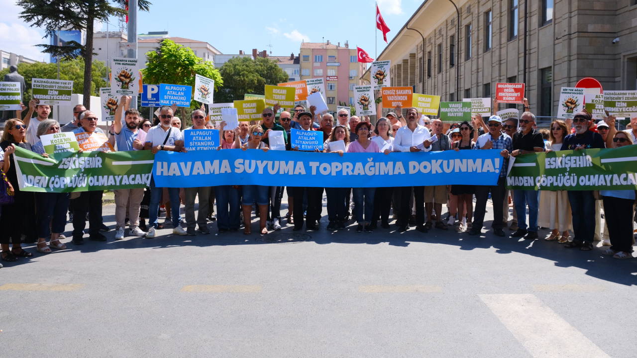 Eskişehirlilerden altın madeni projesine karşı 4 bin imza