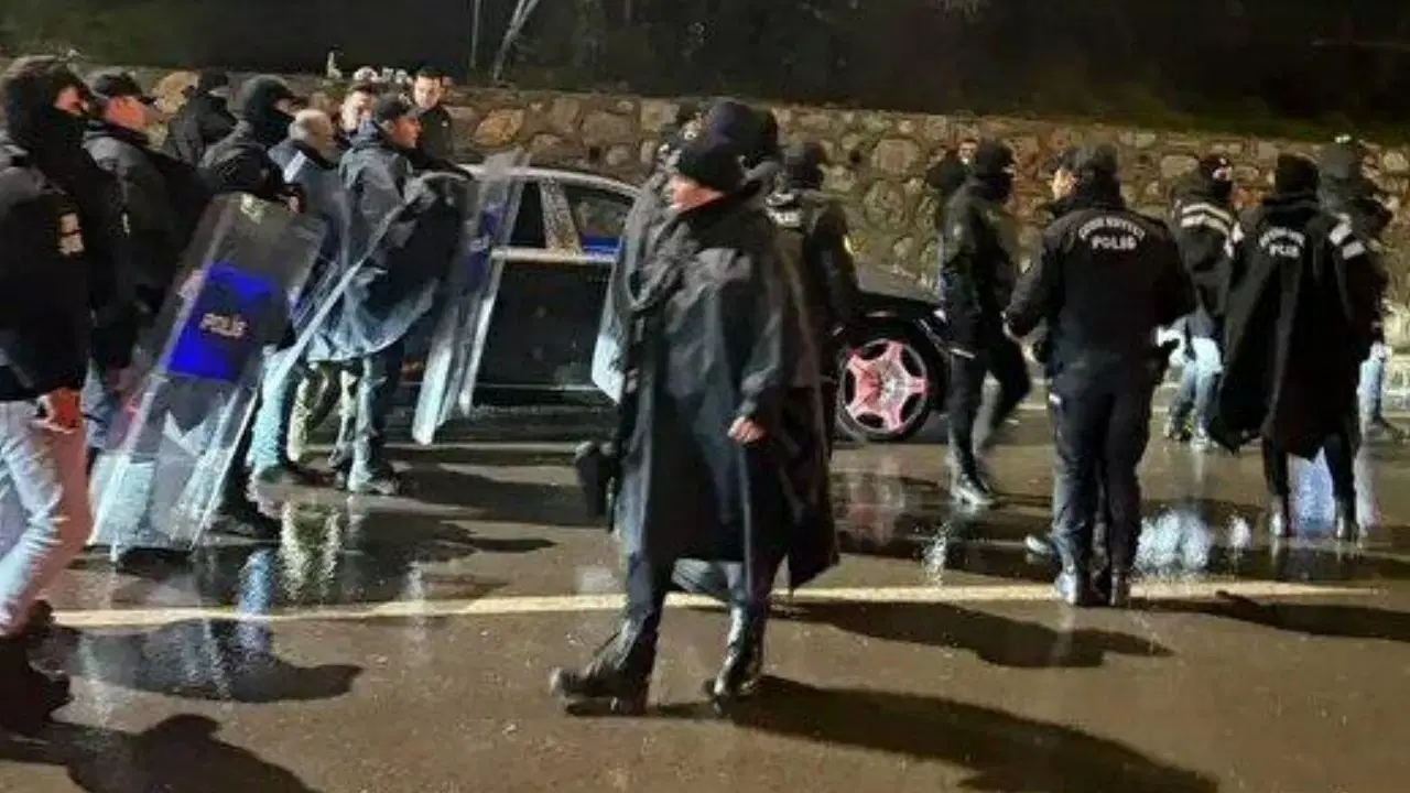 Maç sonu gerginlik...