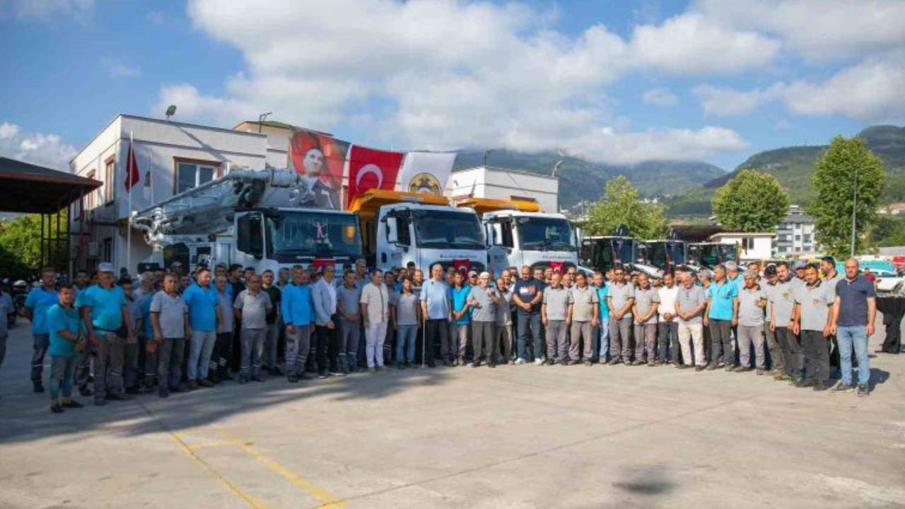 Alanya Belediyesi araç filosunu genişletti