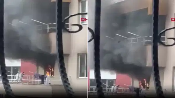 Hatay'da apartman dairesinde korkutan yangın