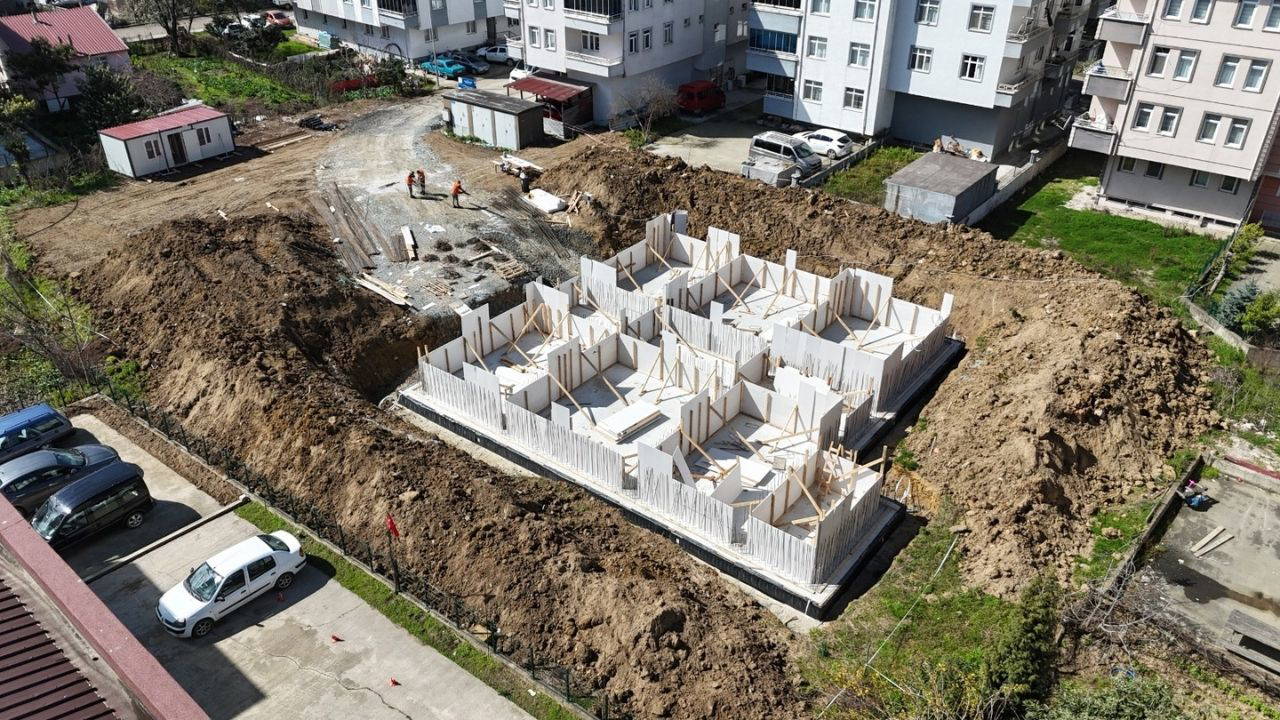 Altınordu’da kreş ve gündüz bakımevi inşaatı yükseliyor