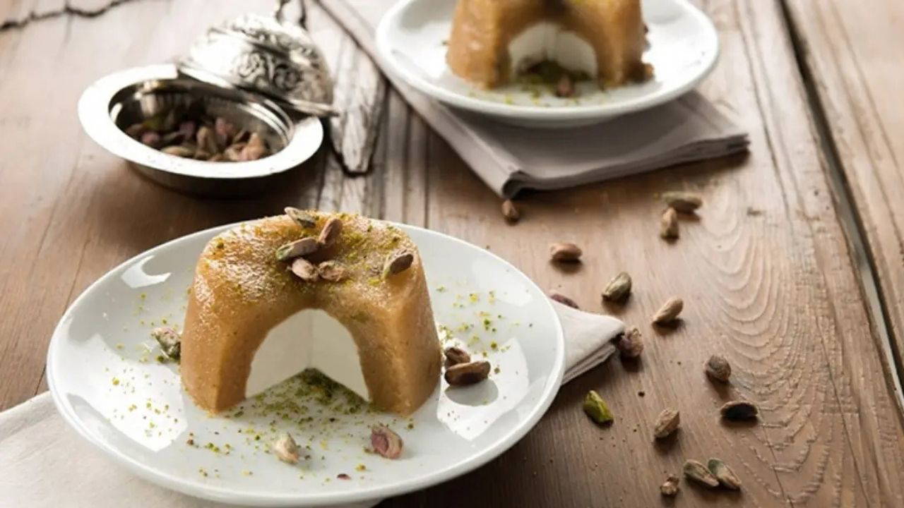 Hafif ve lezzetli: Dondurmalı irmik helvası tarifi