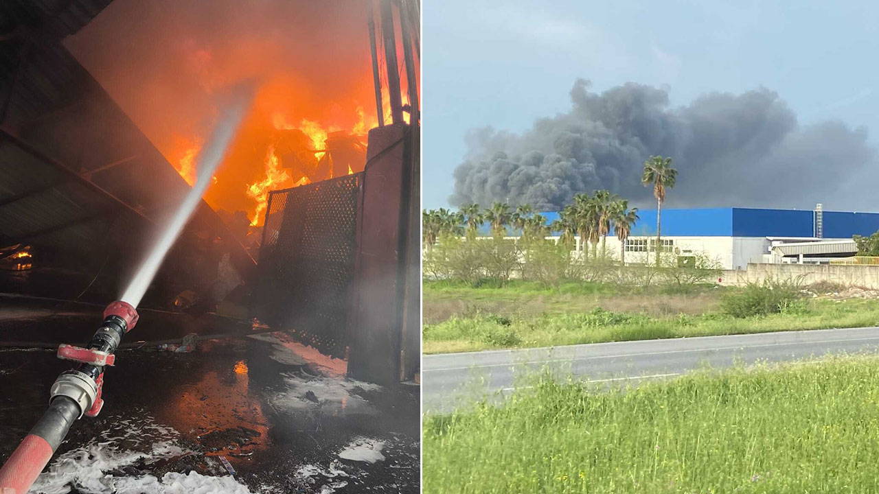 Adana’da geri dönüşüm tesisinde yangın