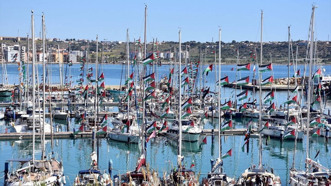 Sumud Filosu 56 sivil gemiyle yeniden Gazze yolunda