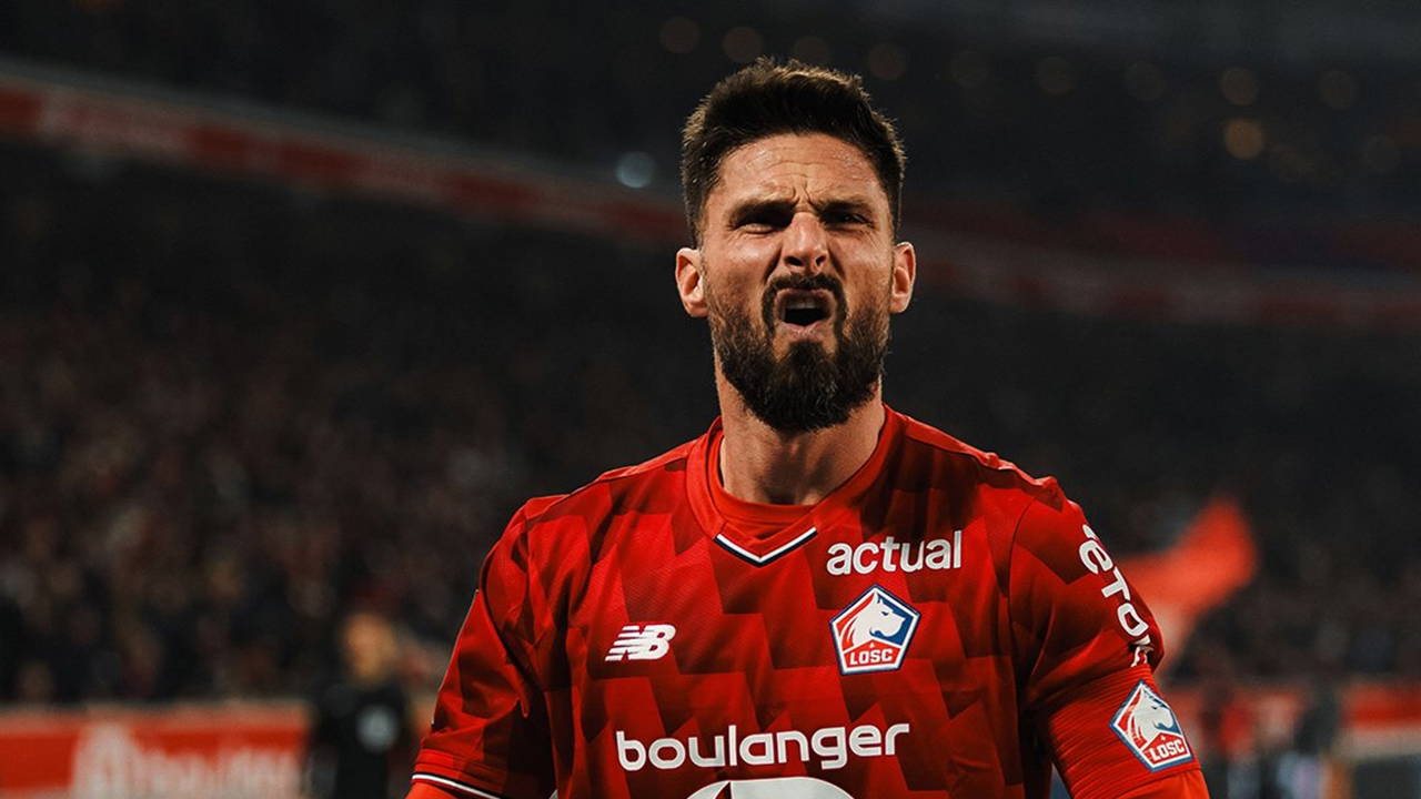Lille, Paris FC'yi Giroud'nun dublesiyle devirdi