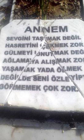 Mezarlıkta dehşete düşüren olay