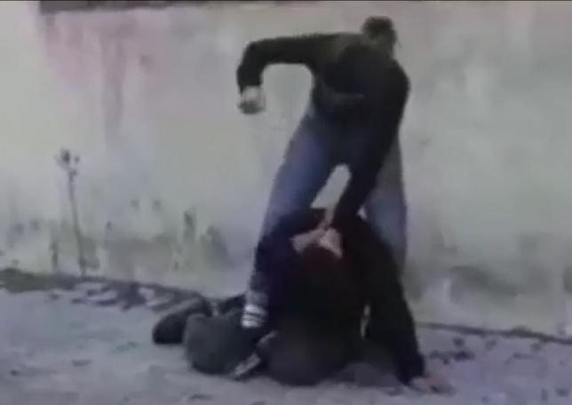 Öğrencilerin feci kavgası