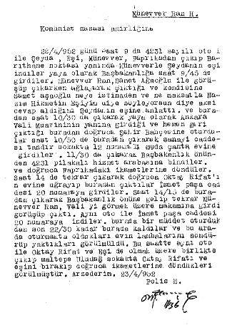 İlk defa gün yüzüne çıkan belgeler! Nazım Hikmet'in bebeği bile polis takibinde