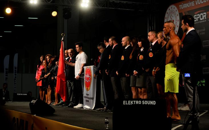 Avrupa Öncesi Vücut Geliştirme Şampiyonası Spor Turkey'de gerçekleşti