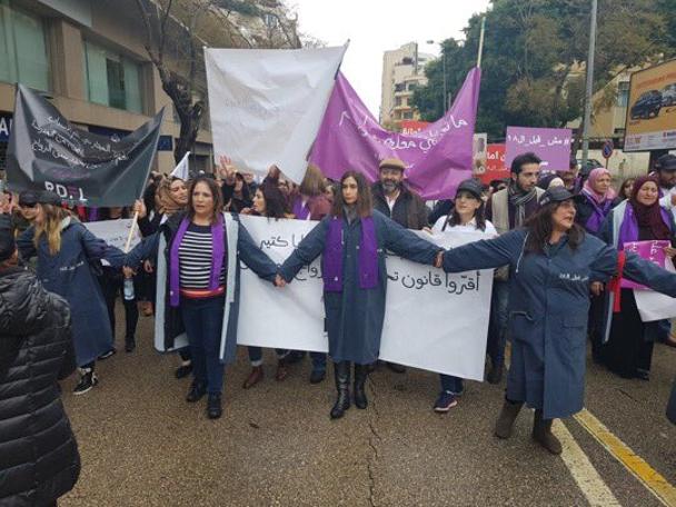 Lübnan’da, çocuk yaşta evliliğe karşı yürüyüş (03.03.2019)