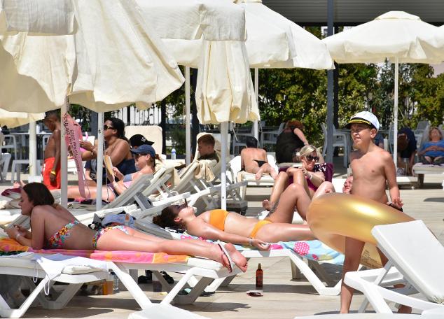 Marmaris'te güzel hava keyfi