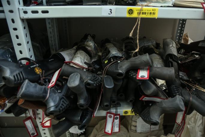 Adliyenin emanet deposundaki deliller